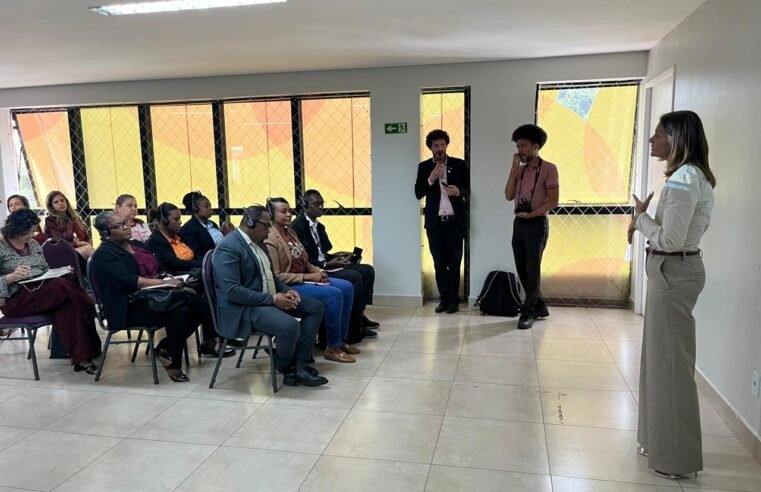 Delegação do Haiti visita Casa da Mulher Brasileira em Ceilândia