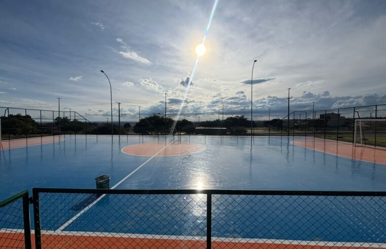 GDF amplia reformas de 37 quadras esportivas no DF