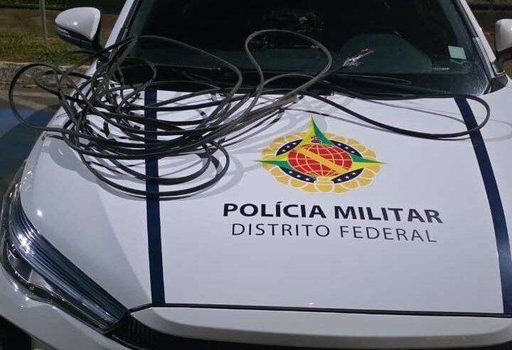 Homem é preso furtando cabos de energia em escola da Asa Norte