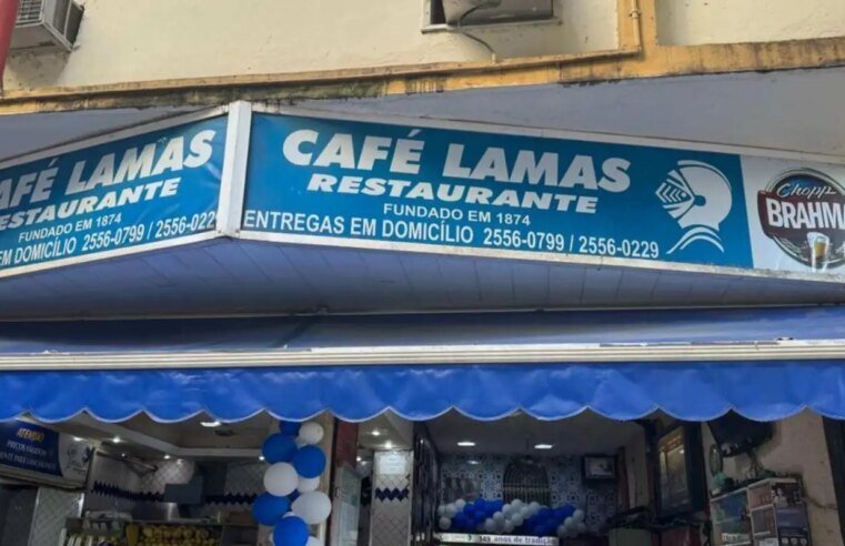 Incêndio atinge restaurante Lamas, o mais antigo em atividade no Rio