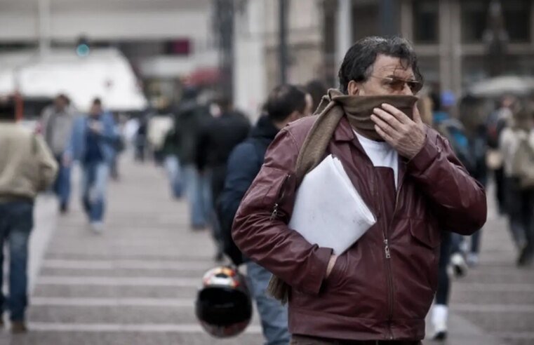 Inmet prevê chuvas e queda de temperatura para esta segunda-feira