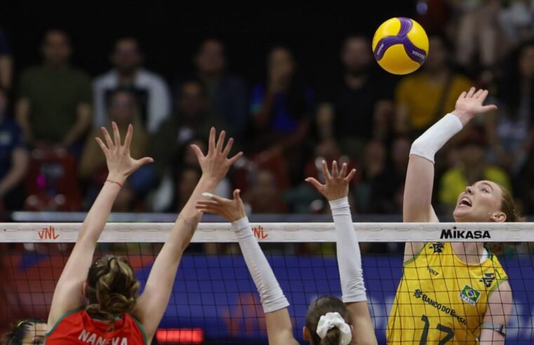 Invicto, Brasil enfrenta campeãs olímpicas na Liga das Nações de Vôlei