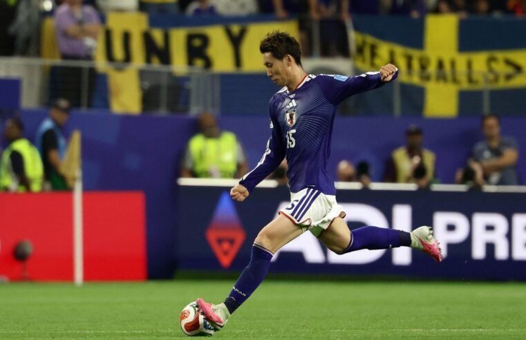 Japão empata com Suécia (1-1) e será adversário do Brasil nos 16-avos da Copa