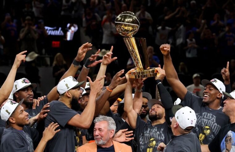 Knicks batem Spurs, são campeões e encerram jejum de mais de 50 anos na NBA