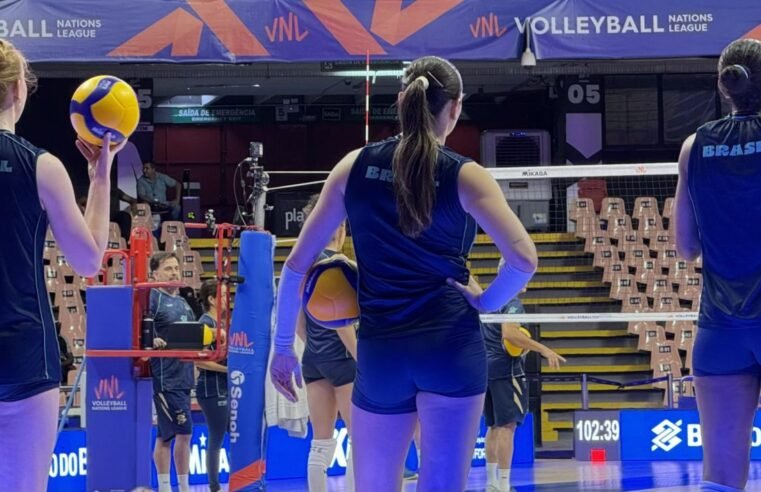 Liga das Nações: Seleção de vôlei feminino estreia nesta quarta contra Holanda