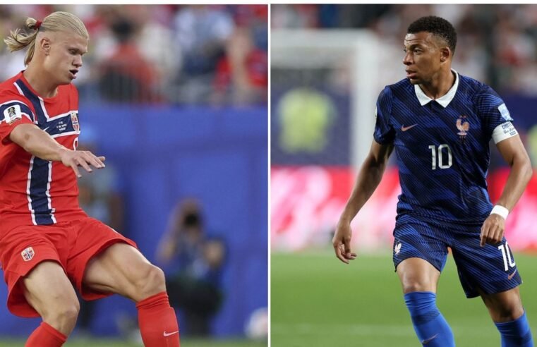 Mbappé vs Haaland, o duelo entre artilheiros na Copa do Mundo