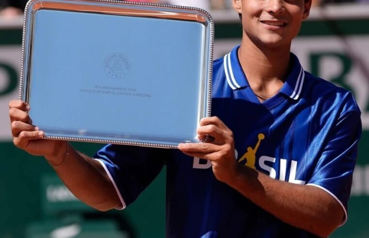 “Meu sonho é ser o maior da história”, diz campeão de Roland Garros Junior
