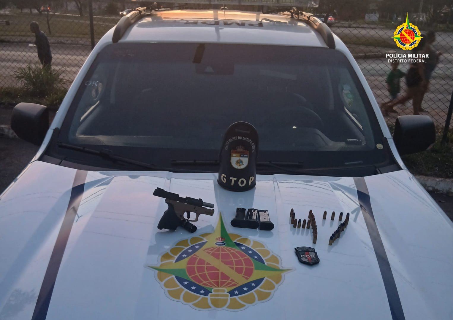 Motorista de aplicativo é detido após ameaçar passageira com arma de fogo no Recanto das Emas