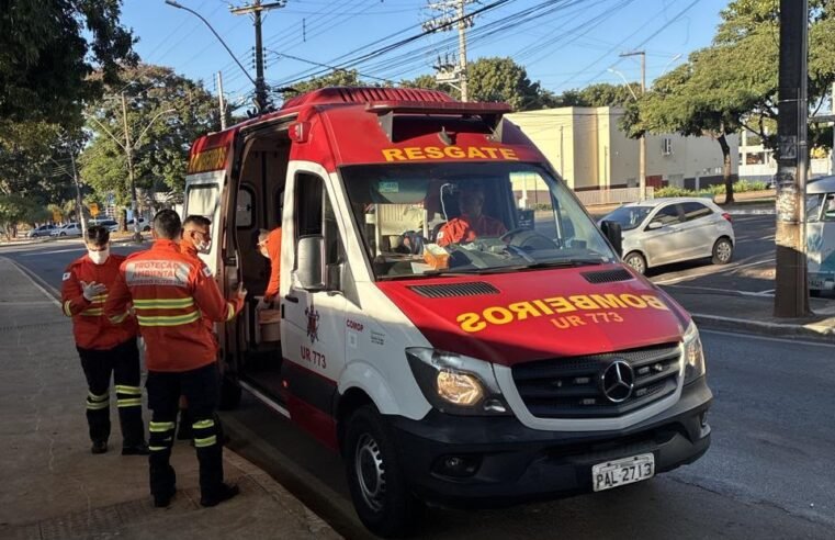 Mulher ferida em agressão é socorrida e homem acaba preso em flagrante na Candangolândia
