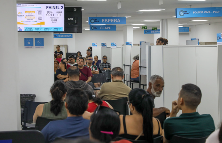 Na Hora supera 677 mil atendimentos no DF em 2026