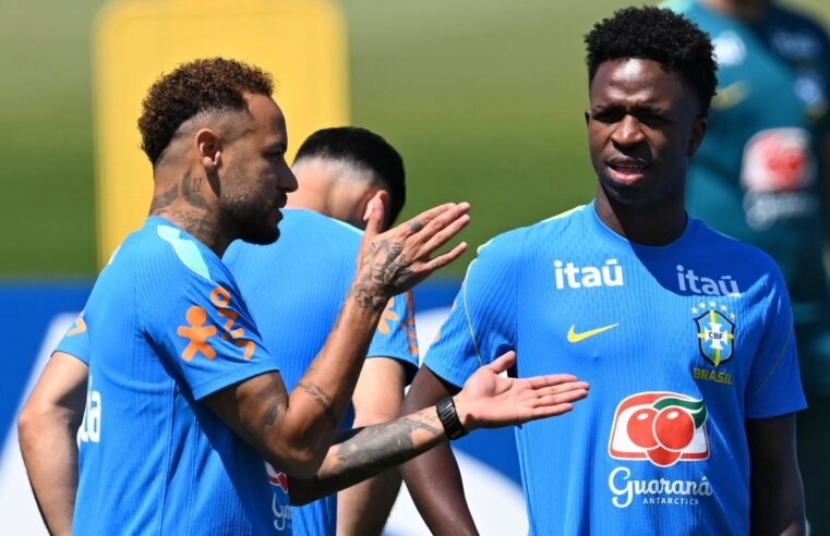 Neymar faz treino com elenco e se aproxima da estreia na Copa do Mundo