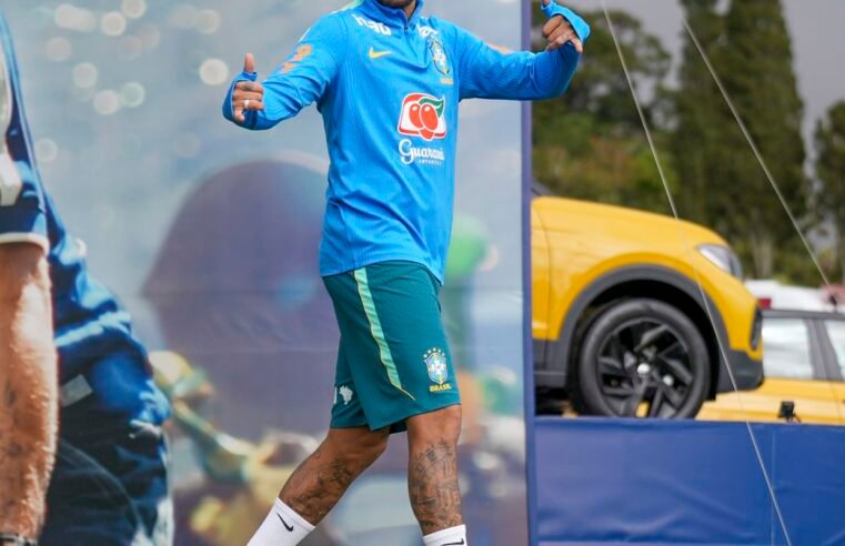 Neymar não viaja com seleção para Cleveland; segue em tratamento