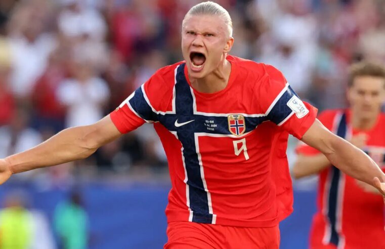 Noruega goleia Iraque em retorno à Copa; Haaland marcou dois gols