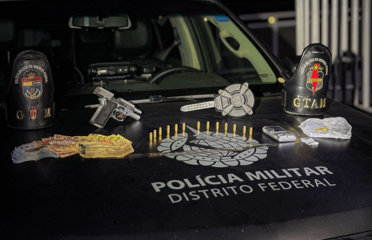 PMDF registra apreensão de armas, drogas e prisões durante estágio de motociclistas