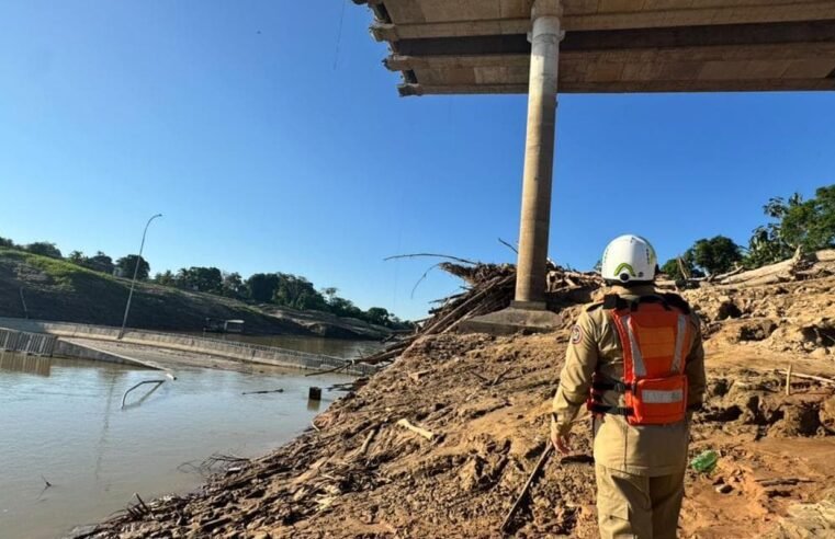 Ponte de R$ 36 milhões desaba e deixa quatro feridos no Acre