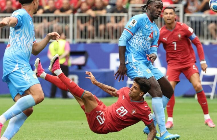 Portugal e RD Congo empatam; congoleses marcam primeiro gol em Copas