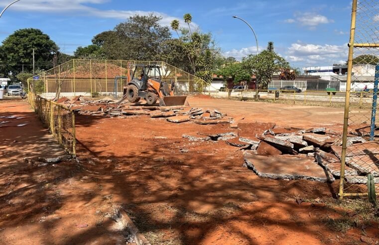 Quadra e parquinho da QI 6, no Guará, entram em reforma