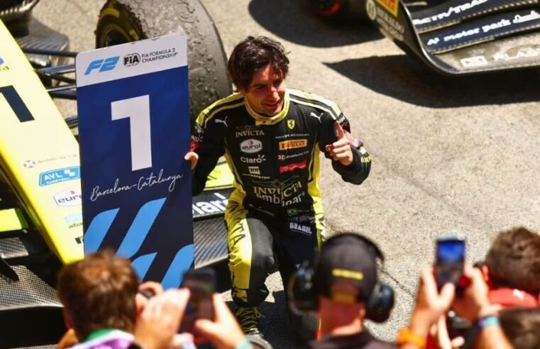 Rafael Câmara leva corrida principal de Barcelona e vence pela primeira vez na Fórmula 2