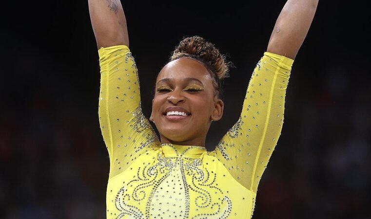 Rebeca Andrade leva o ouro no salto do Pan-Americano do Rio em sua volta às competições