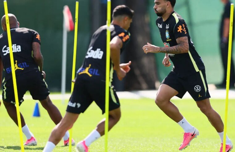 Seleção brasileira se reapresenta e faz 1º treino para encarar Haiti