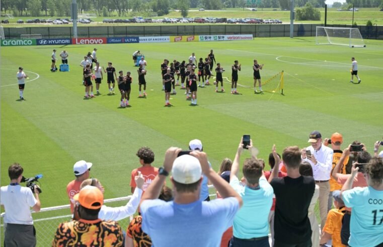 Seleção holandesa abre as portas ao público em seu primeiro treino em Kansas City