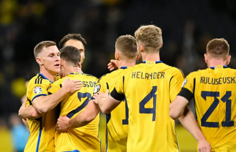 Suécia goleia Tunísia por 5 a 1 e assume liderança do Grupo F na Copa do Mundo
