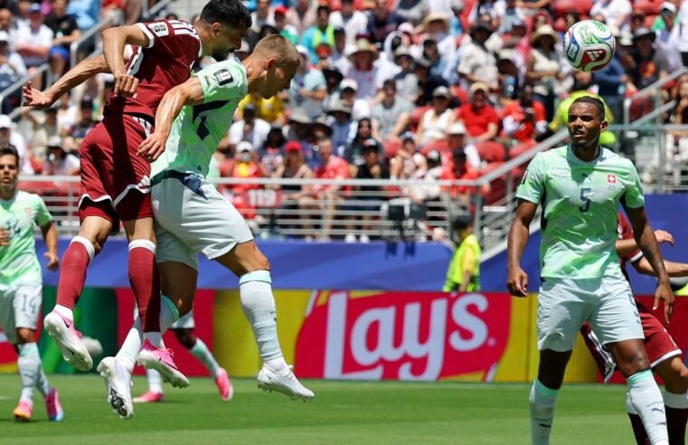 Suíça desperdiça chances e Catar arranca empate no fim pelo Grupo B