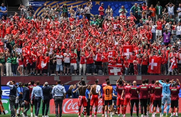 Suíça goleia Bósnia (4-1) e encaminha vaga na próxima fase da Copa do Mundo