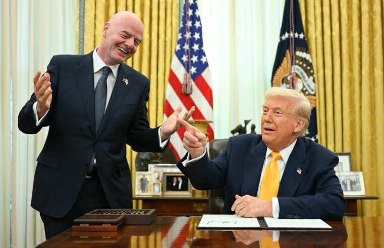“Teria sido impossível organizar a Copa” sem Trump, diz Infantino