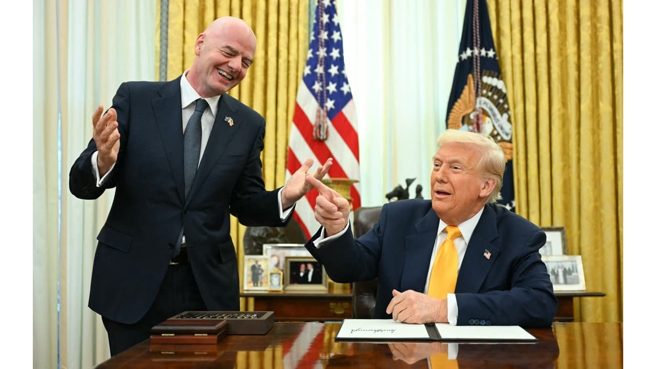 “Teria sido impossível organizar a Copa” sem Trump, diz Infantino