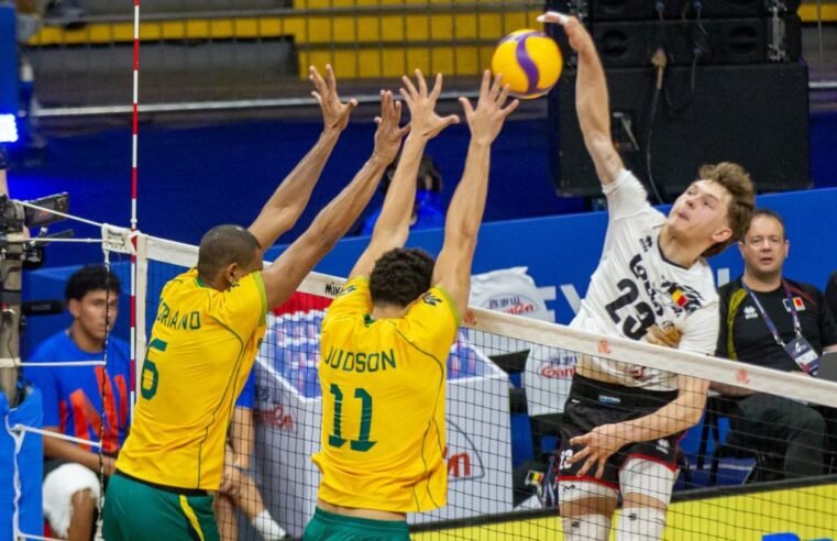 Vôlei masculino: Brasil derrota a Bélgica por 3 set a 1 e permanece invicto na liga