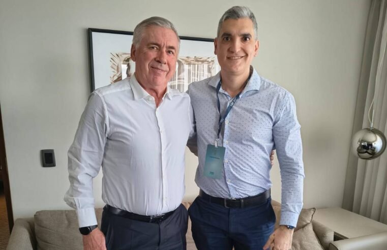 ‘Ainda mistura idiomas’, diz professor de português de Ancelotti sobre evolução do aluno