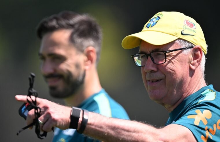 Ancelotti indica Martinelli no lugar de Paquetá e confirma volta de Raphinha