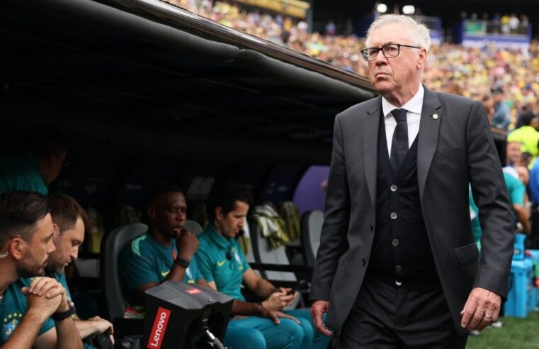 Ancelotti terá mudanças na comissão técnica e prepara reformulação da seleção brasileira