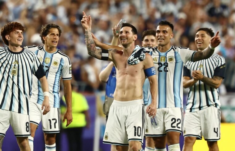 Argentina vence Suíça na prorrogação e vai enfrentar Inglaterra na semifinal da Copa