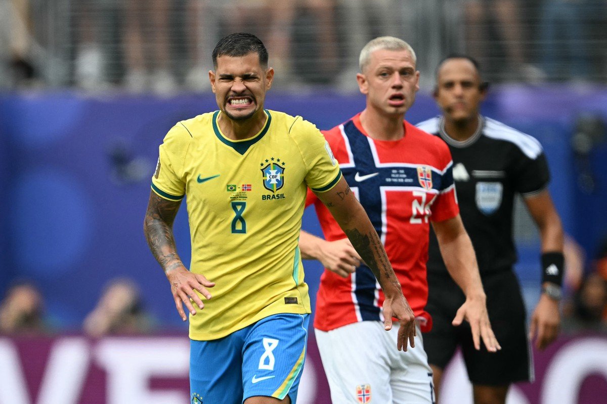 Brasil 0 x 0 Noruega: Seleção perde pênalti e vai para o intervalo sem gols