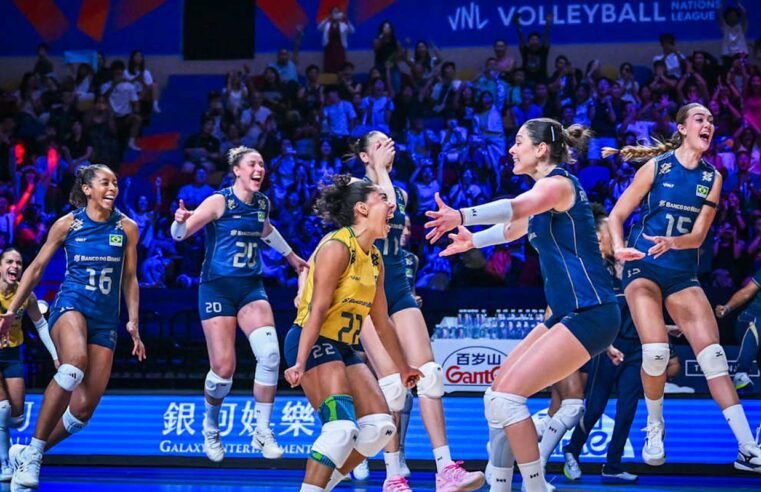 Brasil bate favorita Itália e terá Turquia na final da Liga das Nações