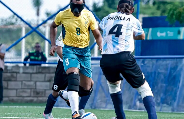 Brasil encerra Jogos Parasul-Americanos com ouro no futebol de cegos