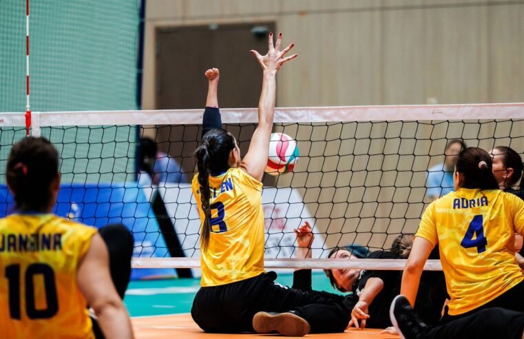 Brasil vai às quartas do Mundial de vôlei sentado nos dois naipes