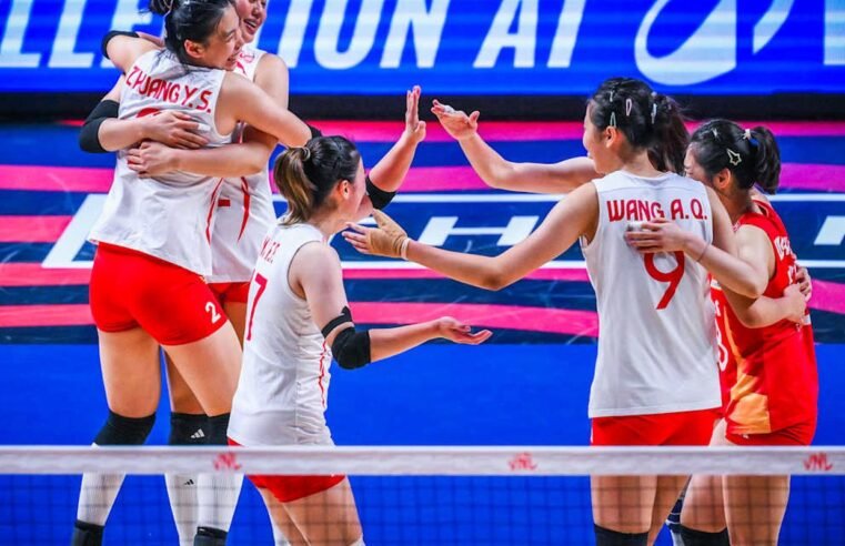 China surpreende EUA e vai à semi da Liga das Nações de vôlei feminino