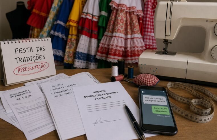 Costureira não entrega roupas para apresentação e deixa mais de 30 famílias no prejuízo