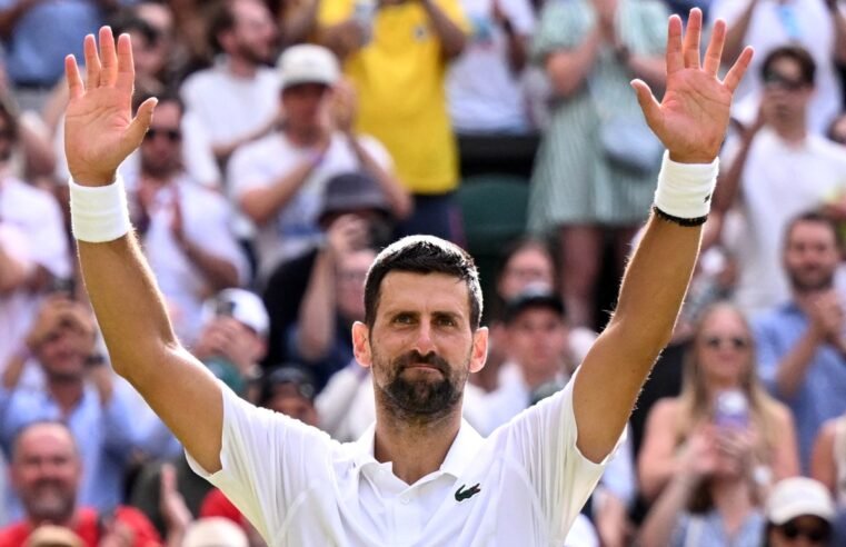 Djokovic leva susto, mas vence algoz de João Fonseca e avança em Wimbledon