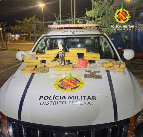 Drogas escondidas em carga de farinha são apreendidas pela PMDF