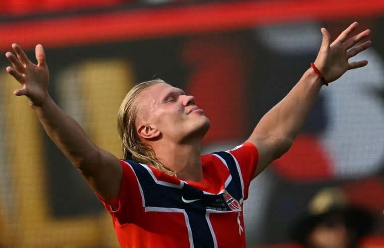 Enfrentar a Inglaterra na Copa do Mundo será ‘especial’, admite Haaland