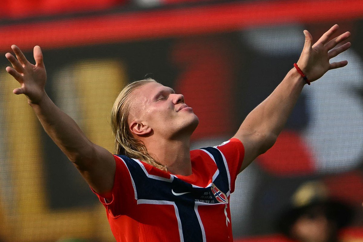 Enfrentar a Inglaterra na Copa do Mundo será ‘especial’, admite Haaland