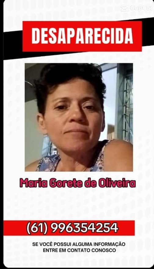 Família procura mulher que desapareceu no Recanto das Emas