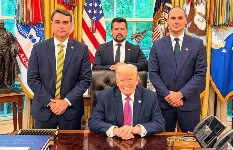 Flávio Bolsonaro pede ao governo Trump que adie tarifas sobre o Brasil