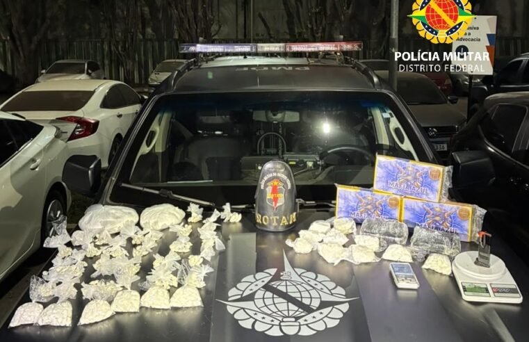 Homem é preso com quase 7 kg de cocaína durante operação da PM