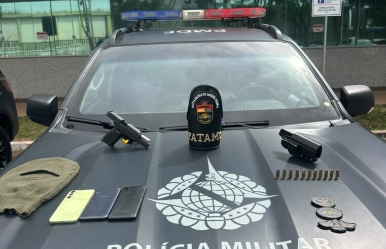 Homem é preso por posse irregular de arma de fogo no Sol Nascente