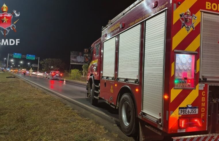 Homem morre após ser atropelado na BR-020, próximo a Planaltina